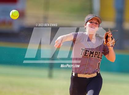 Thumbnail 1 in Mount Vernon vs Temple (GHSA 1A D1 State Tournament) photogallery.