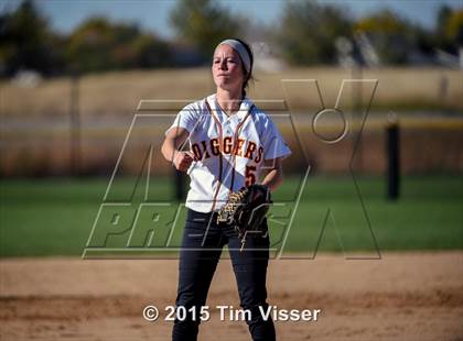 Thumbnail 3 in Brush vs. Dolores Huerta Prep (CHSAA 3A First Round) photogallery.