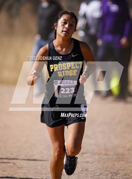Thumbnail 2 in CHSAA 3A Cross Country Final photogallery.
