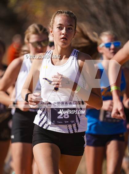 Thumbnail 2 in CHSAA 3A Cross Country Final photogallery.