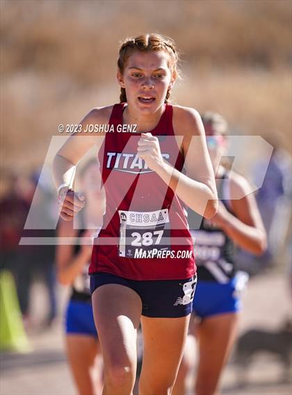 Thumbnail 1 in CHSAA 3A Cross Country Final photogallery.