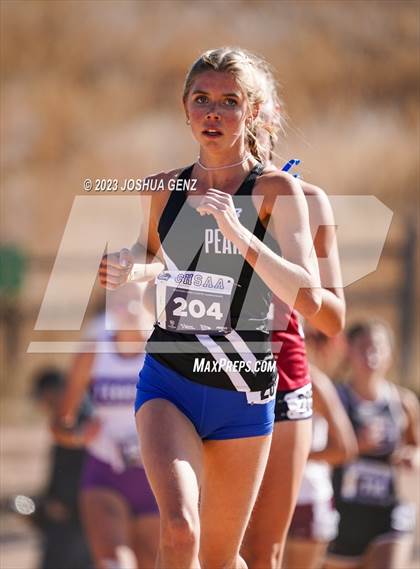 Thumbnail 1 in CHSAA 3A Cross Country Final photogallery.