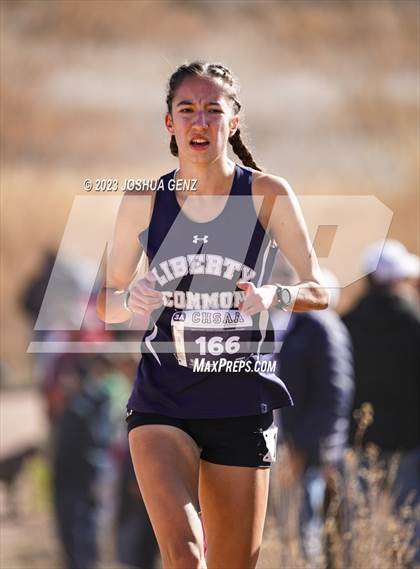 Thumbnail 2 in CHSAA 3A Cross Country Final photogallery.