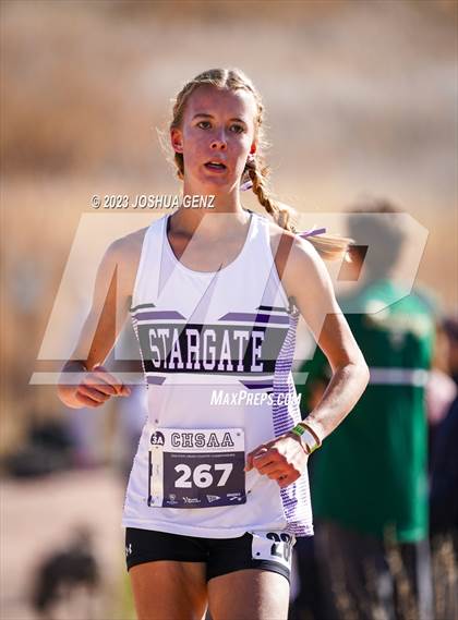 Thumbnail 2 in CHSAA 3A Cross Country Final photogallery.