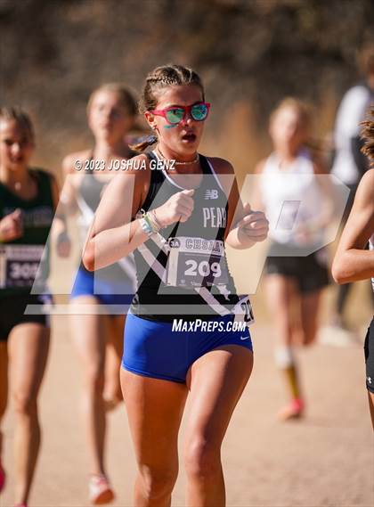 Thumbnail 2 in CHSAA 3A Cross Country Final photogallery.