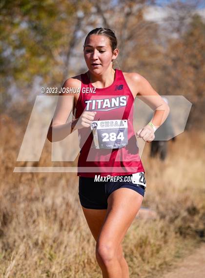 Thumbnail 2 in CHSAA 3A Cross Country Final photogallery.