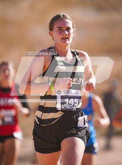 Thumbnail 2 in CHSAA 3A Cross Country Final photogallery.