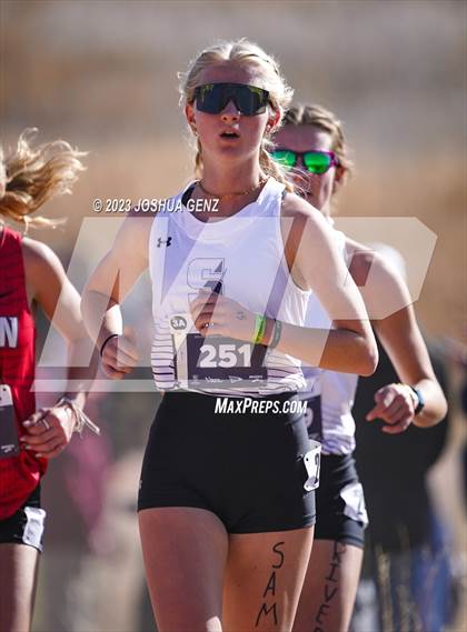 Thumbnail 2 in CHSAA 3A Cross Country Final photogallery.