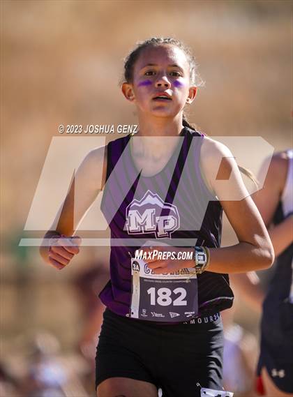 Thumbnail 2 in CHSAA 3A Cross Country Final photogallery.