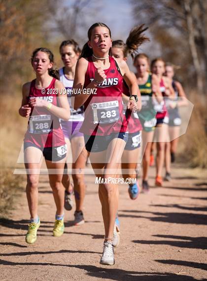 Thumbnail 1 in CHSAA 3A Cross Country Final photogallery.