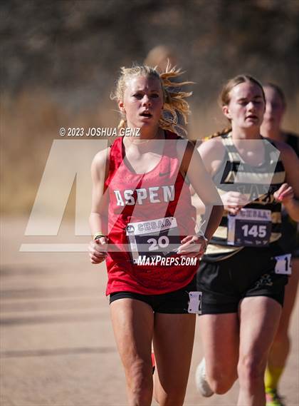 Thumbnail 2 in CHSAA 3A Cross Country Final photogallery.