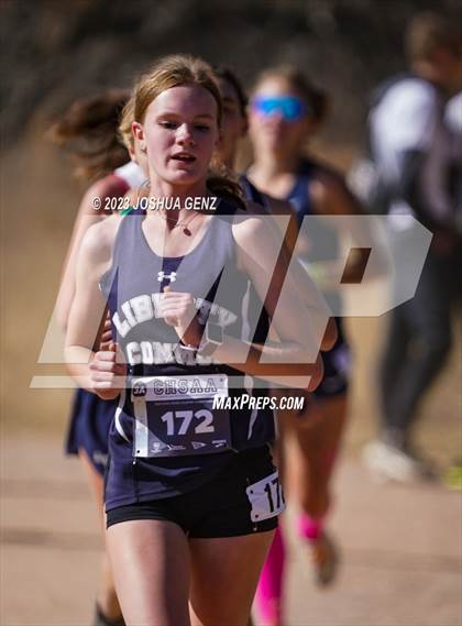 Thumbnail 1 in CHSAA 3A Cross Country Final photogallery.
