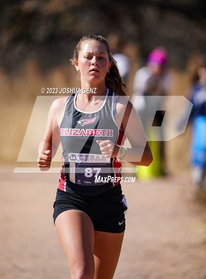 Thumbnail 2 in CHSAA 3A Cross Country Final photogallery.