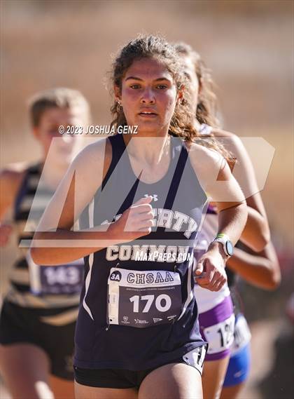 Thumbnail 2 in CHSAA 3A Cross Country Final photogallery.
