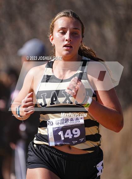 Thumbnail 2 in CHSAA 3A Cross Country Final photogallery.