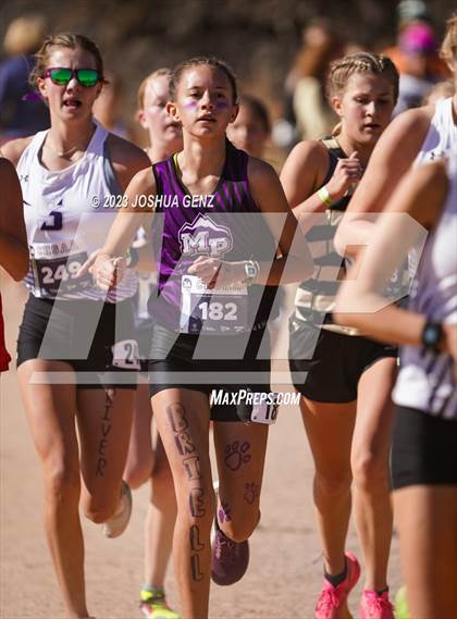 Thumbnail 1 in CHSAA 3A Cross Country Final photogallery.