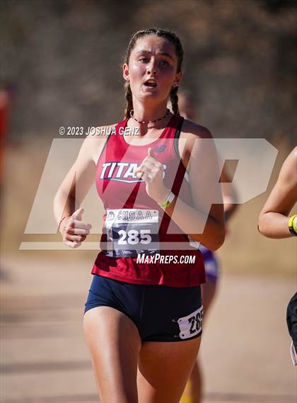 Thumbnail 1 in CHSAA 3A Cross Country Final photogallery.