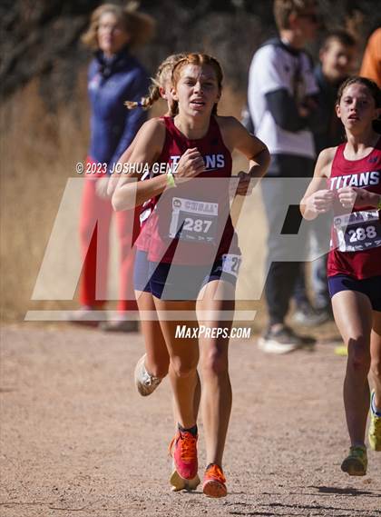 Thumbnail 2 in CHSAA 3A Cross Country Final photogallery.