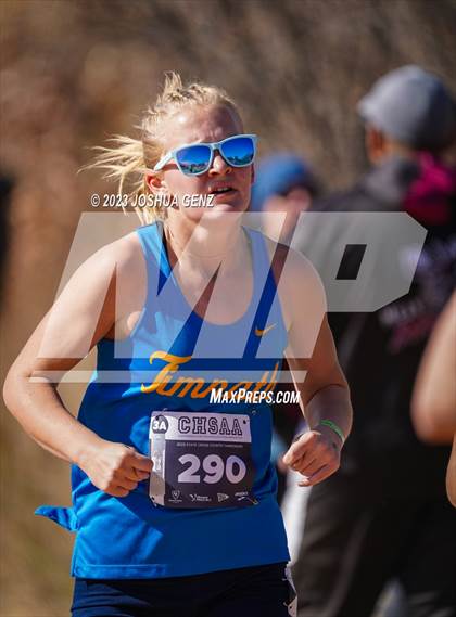 Thumbnail 1 in CHSAA 3A Cross Country Final photogallery.