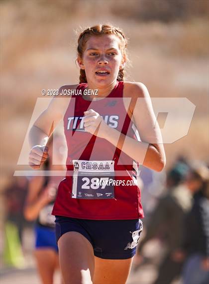 Thumbnail 3 in CHSAA 3A Cross Country Final photogallery.