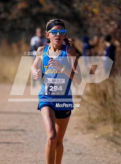 Thumbnail 2 in CHSAA 3A Cross Country Final photogallery.