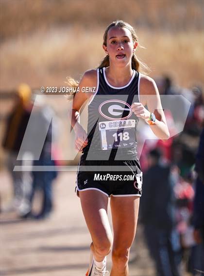 Thumbnail 2 in CHSAA 3A Cross Country Final photogallery.