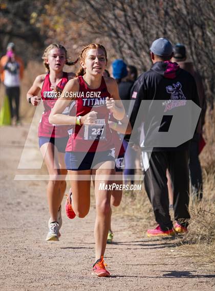 Thumbnail 3 in CHSAA 3A Cross Country Final photogallery.