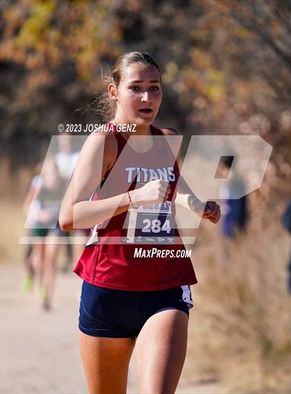 Thumbnail 2 in CHSAA 3A Cross Country Final photogallery.
