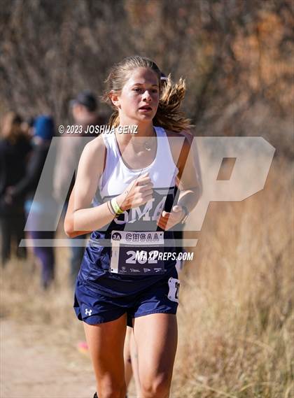 Thumbnail 2 in CHSAA 3A Cross Country Final photogallery.