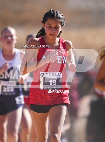 Thumbnail 1 in CHSAA 3A Cross Country Final photogallery.