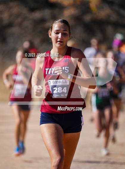Thumbnail 1 in CHSAA 3A Cross Country Final photogallery.