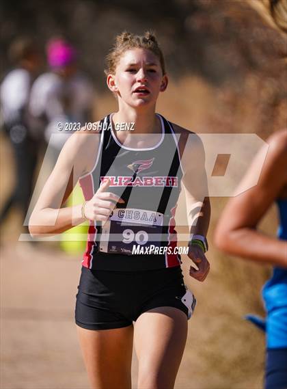 Thumbnail 3 in CHSAA 3A Cross Country Final photogallery.