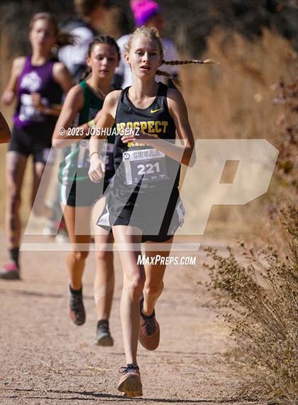 Thumbnail 2 in CHSAA 3A Cross Country Final photogallery.