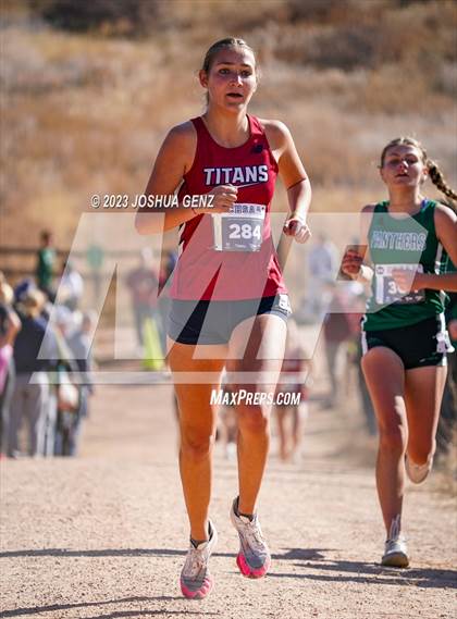Thumbnail 1 in CHSAA 3A Cross Country Final photogallery.