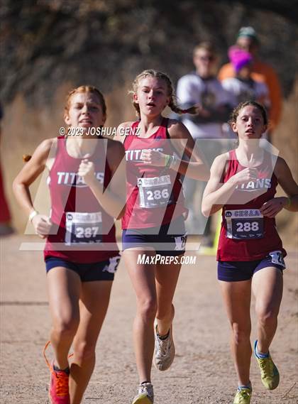 Thumbnail 1 in CHSAA 3A Cross Country Final photogallery.