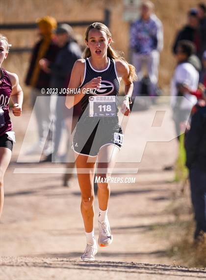 Thumbnail 2 in CHSAA 3A Cross Country Final photogallery.