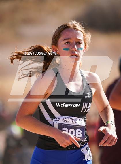 Thumbnail 1 in CHSAA 3A Cross Country Final photogallery.