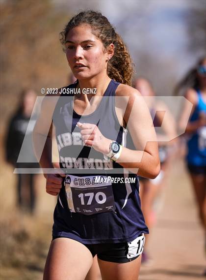 Thumbnail 1 in CHSAA 3A Cross Country Final photogallery.