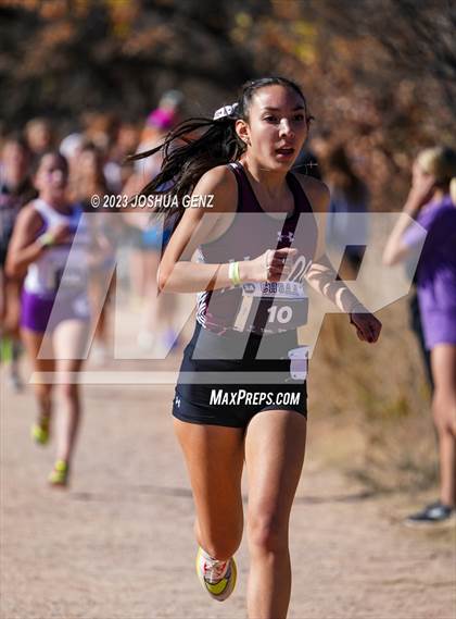 Thumbnail 2 in CHSAA 3A Cross Country Final photogallery.