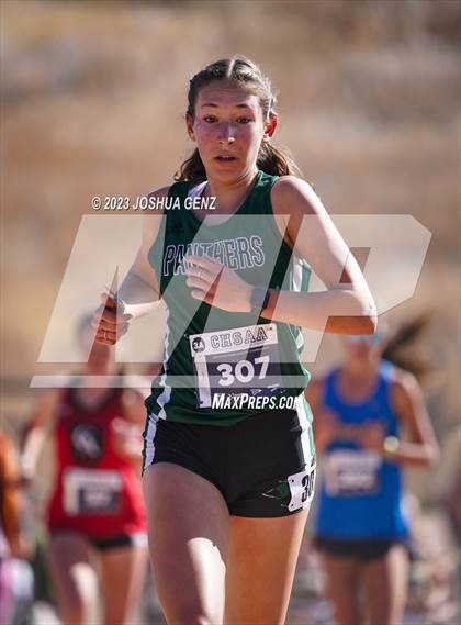 Thumbnail 1 in CHSAA 3A Cross Country Final photogallery.