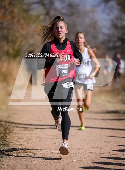 Thumbnail 2 in CHSAA 3A Cross Country Final photogallery.