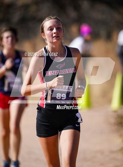 Thumbnail 3 in CHSAA 3A Cross Country Final photogallery.