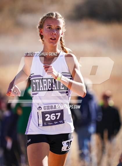 Thumbnail 1 in CHSAA 3A Cross Country Final photogallery.