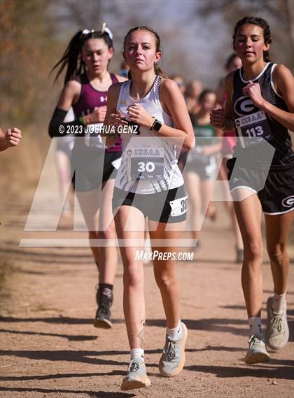 Thumbnail 2 in CHSAA 3A Cross Country Final photogallery.