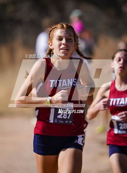 Thumbnail 2 in CHSAA 3A Cross Country Final photogallery.