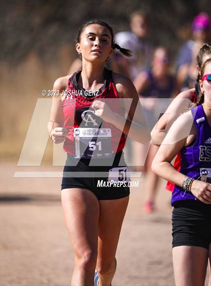Thumbnail 1 in CHSAA 3A Cross Country Final photogallery.