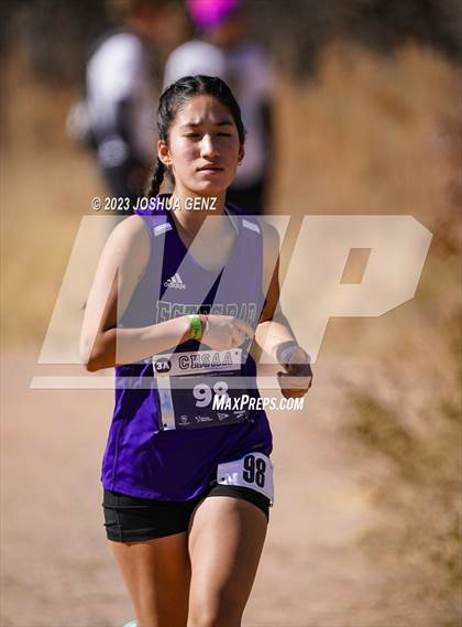 Thumbnail 2 in CHSAA 3A Cross Country Final photogallery.