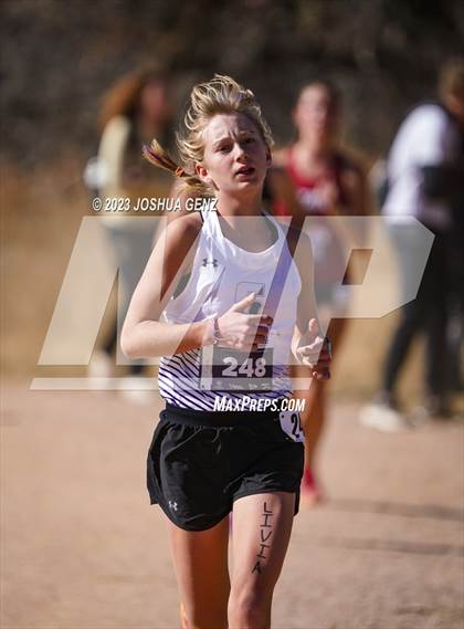 Thumbnail 2 in CHSAA 3A Cross Country Final photogallery.
