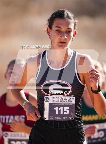 Thumbnail 3 in CHSAA 3A Cross Country Final photogallery.