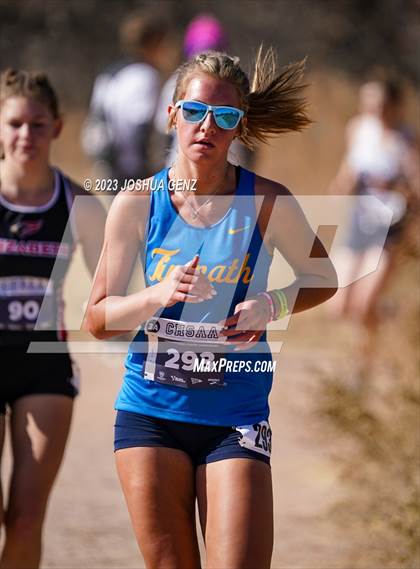 Thumbnail 2 in CHSAA 3A Cross Country Final photogallery.